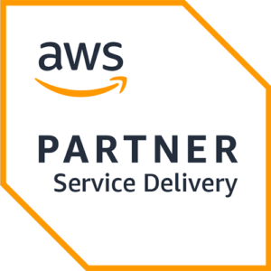 AWS SDP badge.